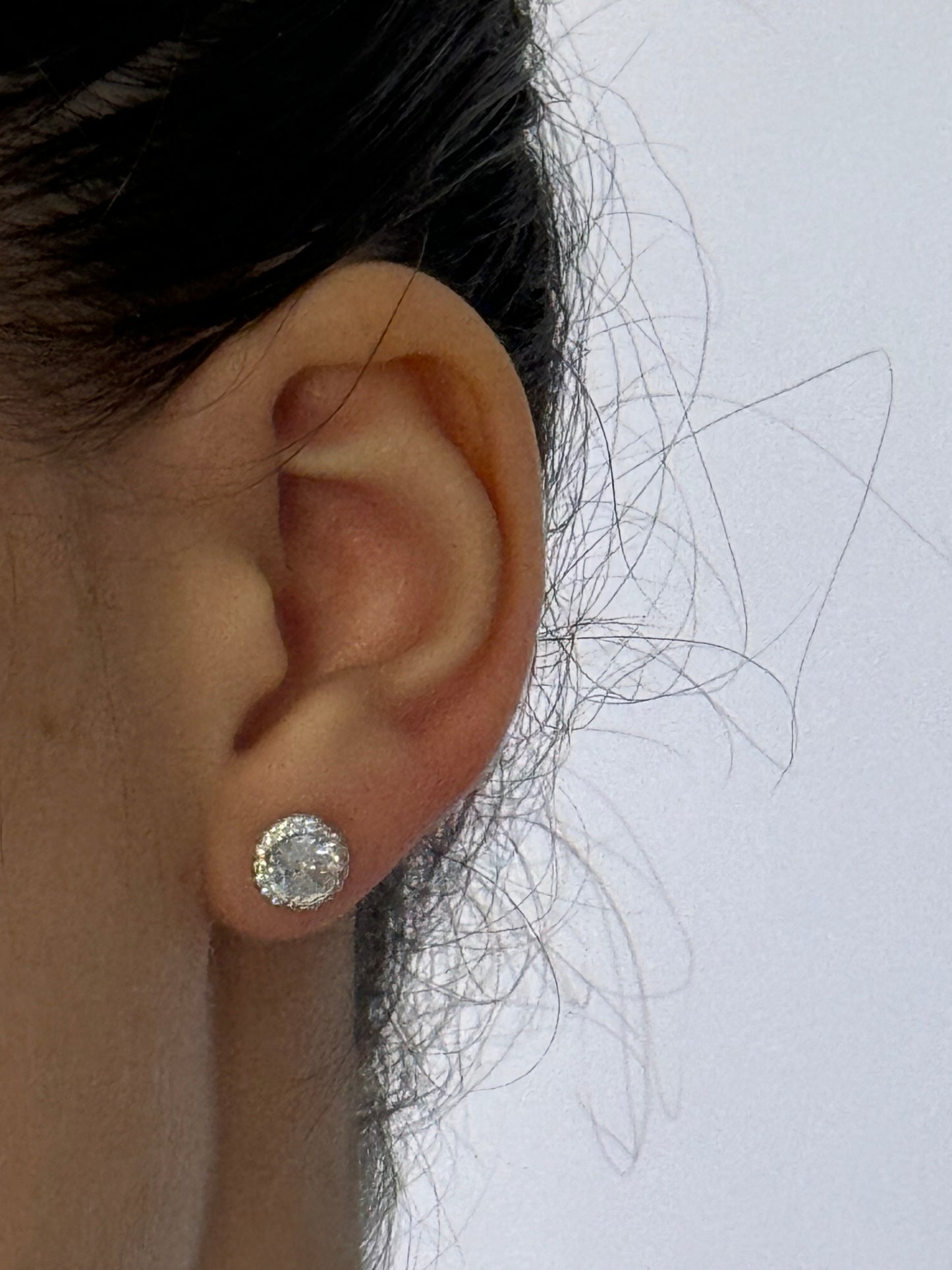 עגילי ״אן״ כסף 925