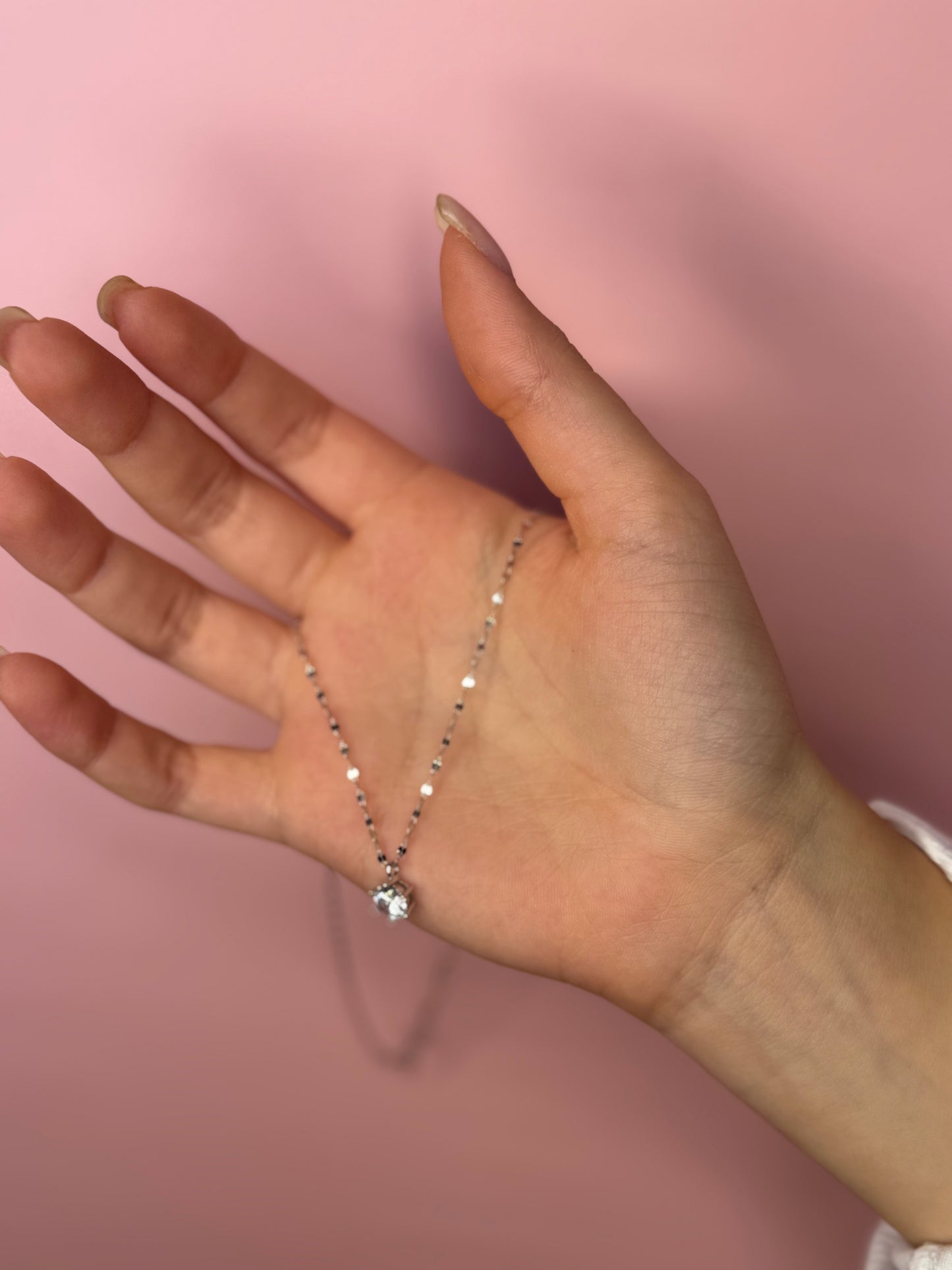 Amy Solitaire Necklace - Gold Plated