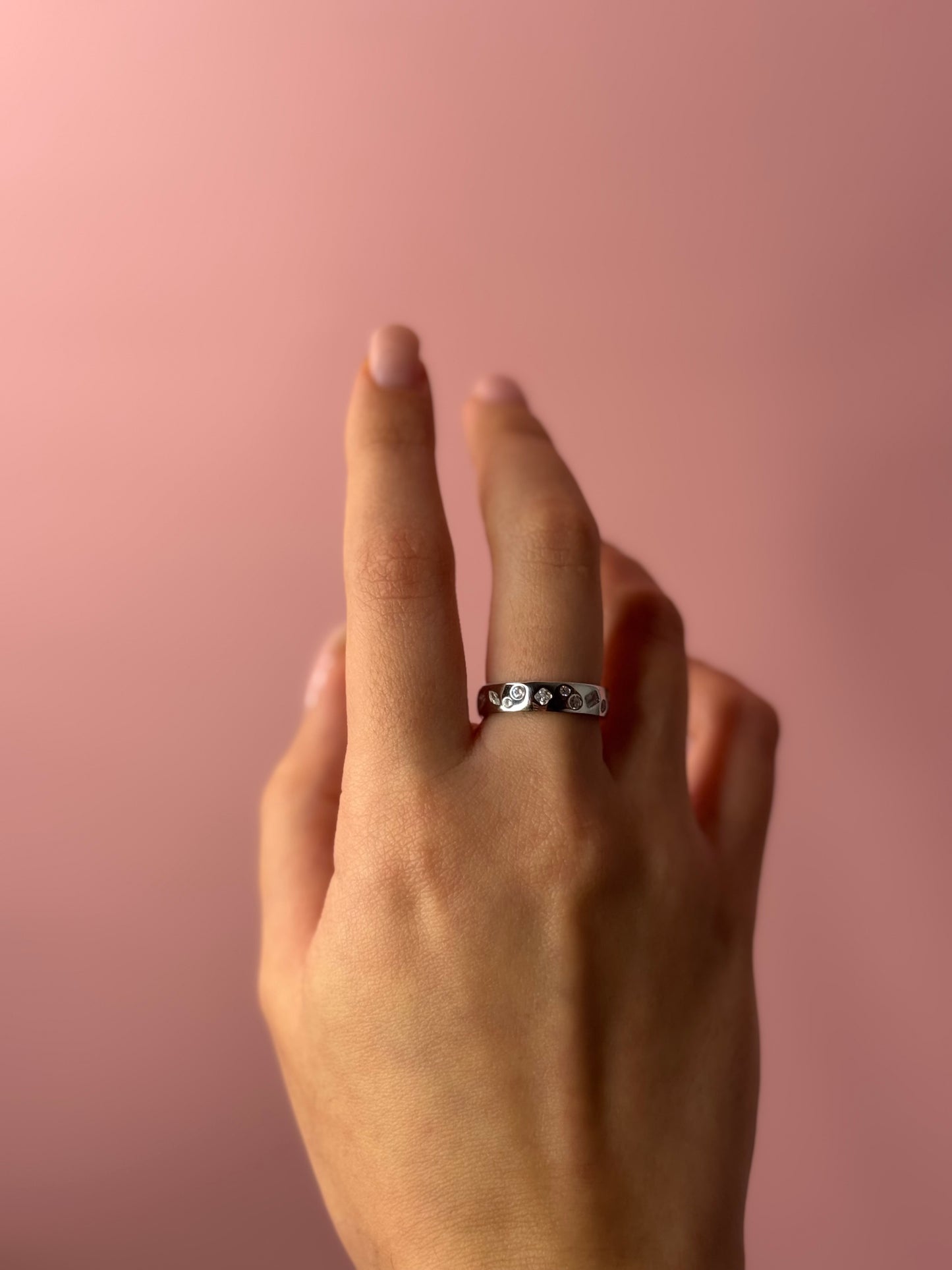 Mary Vintage-Inspired Textured Ring - Sterling Silver