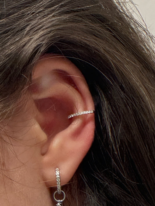 Nickel-Free Helix Ear Cuff - Gold Plated