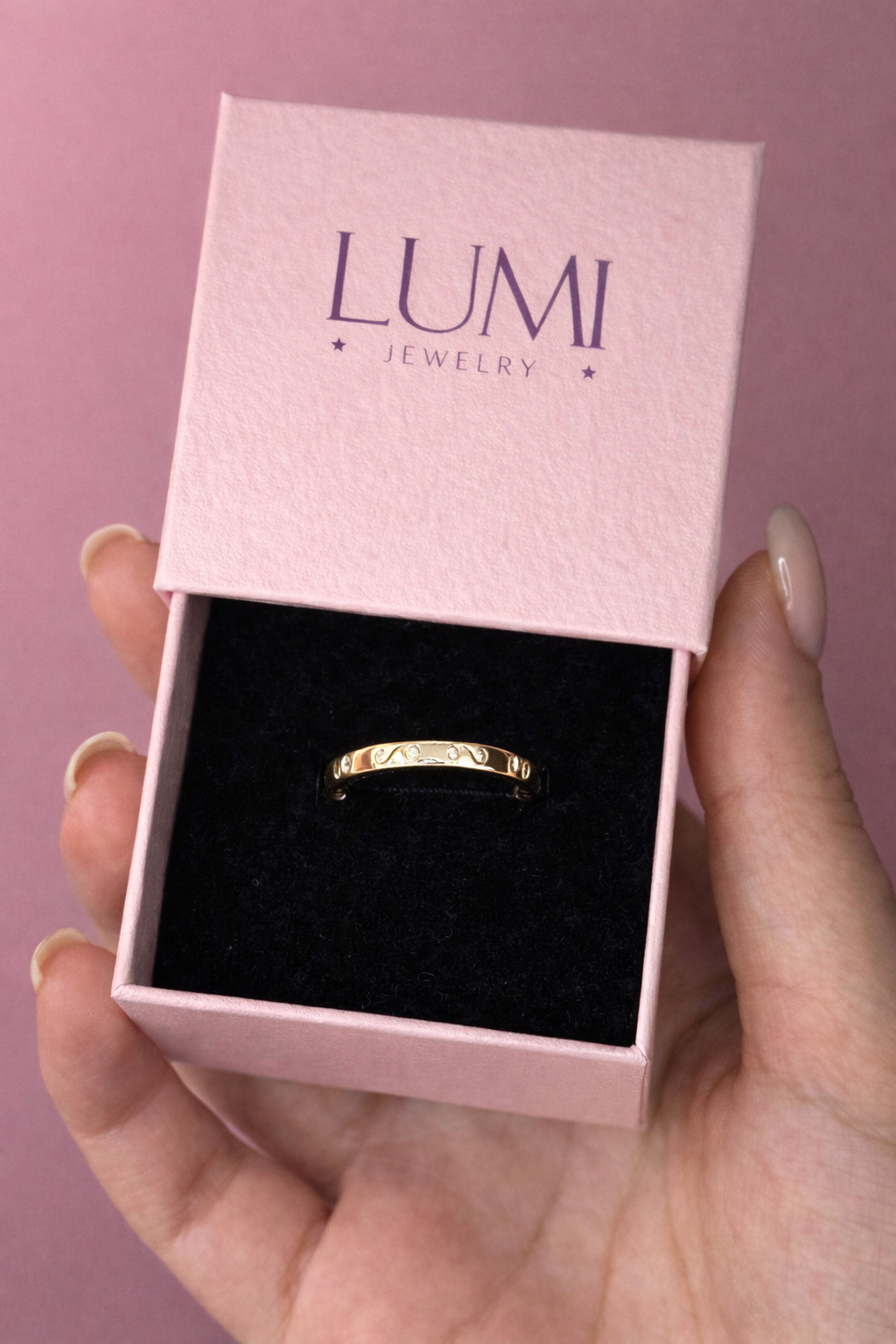 Sabrina Eternity Ring - Gold Plated