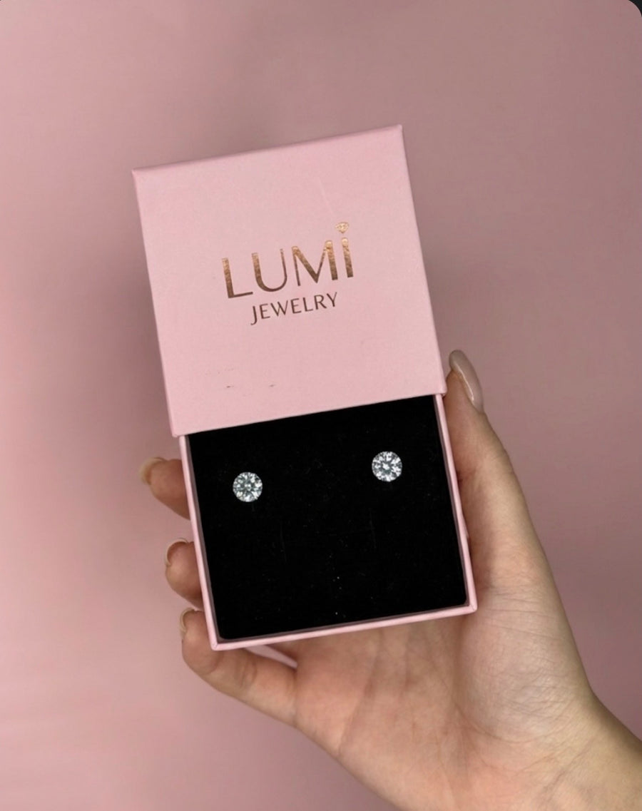 עגילי זרקון ״היילי״ כסף 925