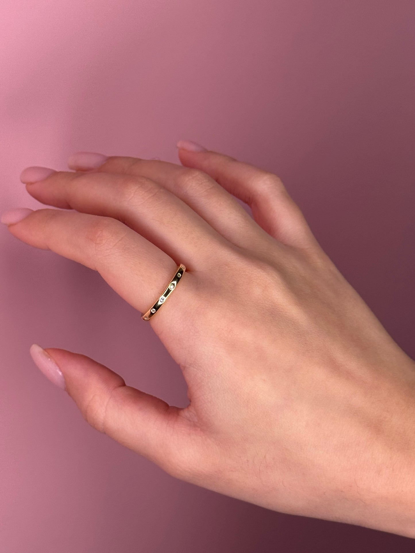 Sabrina Eternity Ring - Sterling Silver