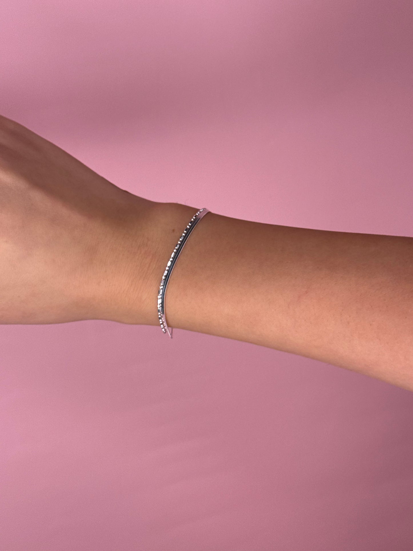 צמיד כפול כסף 925 - קיילי