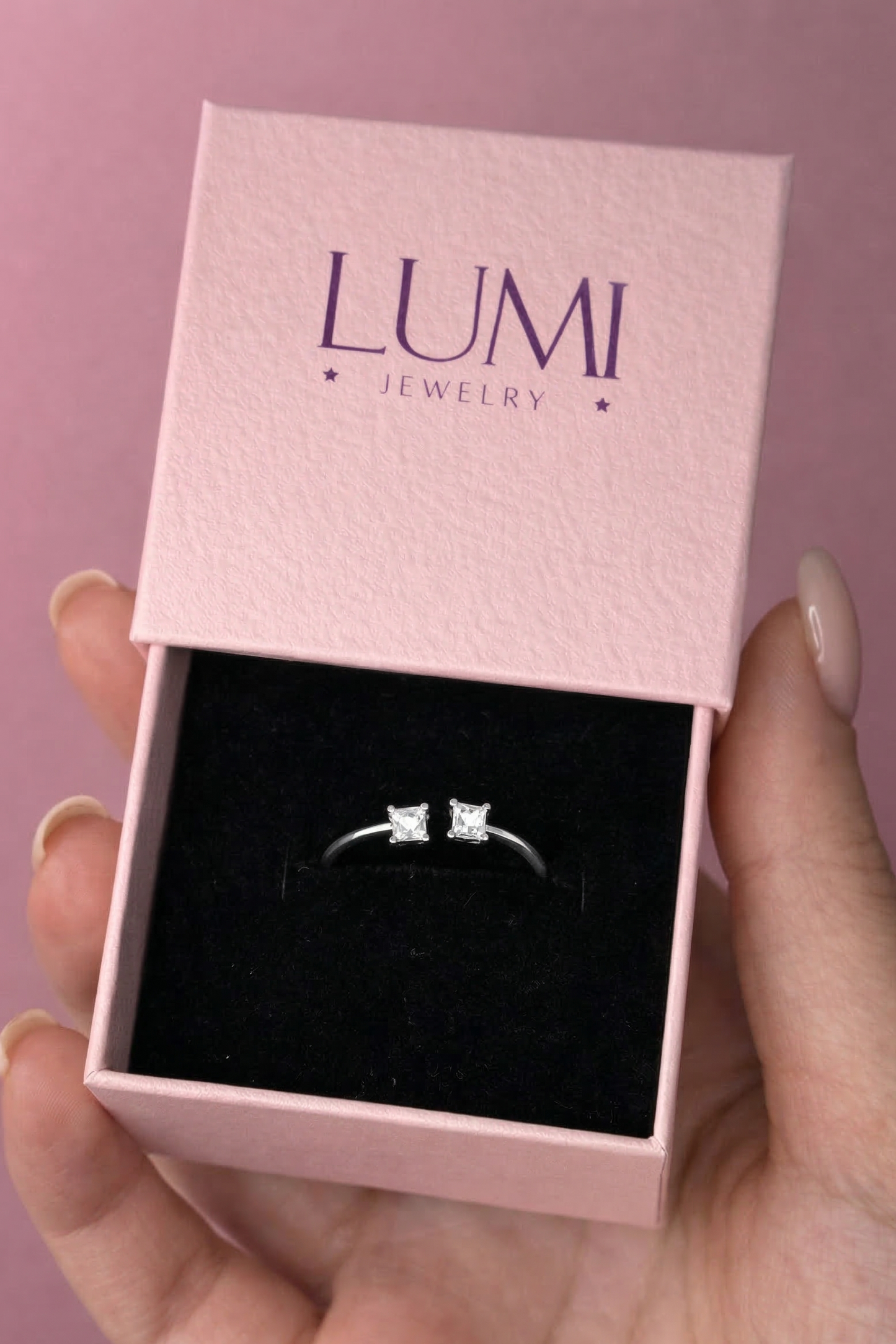 Angel Open Ring - Sterling Silver